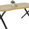 Esstisch Gerda Eiche Wildeiche Nachbildung B/H/T: ca. 140x76x90 cm