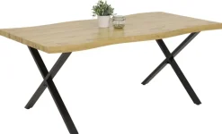 Esstisch Gerda Eiche Wildeiche Nachbildung B/H/T: ca. 140x76x90 cm