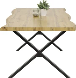 Esstisch Gerda Eiche Wildeiche Nachbildung B/H/T: ca. 140x76x90 cm