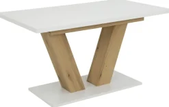 Esstisch Hamm weiß Eiche B/H/T: ca. 180x76x90 cm