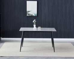 Esstisch Madrid grau B/H/T: ca. 140x75x80 cm