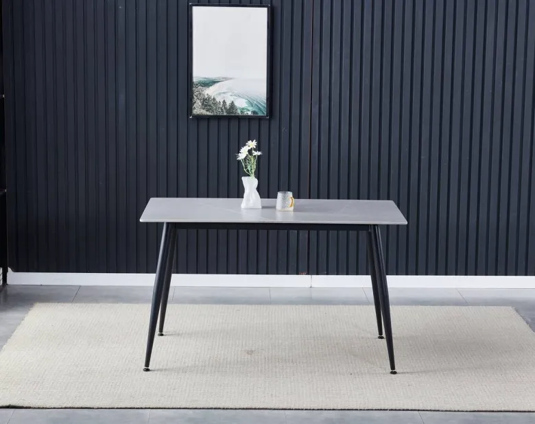 Esstisch Madrid grau B/H/T: ca. 140x75x80 cm