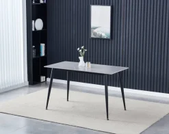 Esstisch Madrid grau B/H/T: ca. 140x75x80 cm