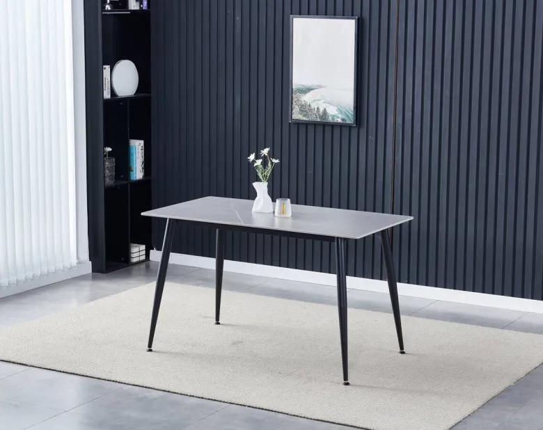 Esstisch Madrid grau B/H/T: ca. 140x75x80 cm