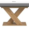 Esstisch MOTION grau Artisan Nachbildung B/H/T: ca. 150x76x90 cm