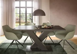 Esstisch Motion grau B/H/T: ca. 150x76x80 cm