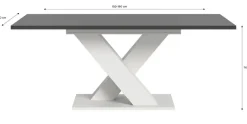 Esstisch MOTION grau B/H/T: ca. 150x76x90 cm