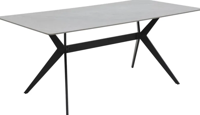Esstisch Paccino I grau Marmor Optik B/H/T: ca. 180x76x90 cm