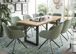 Esstisch Seattle Eiche Artisan Nachbildung B/H/T: ca. 150x76x90 cm