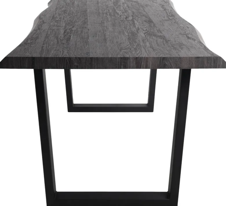 Esstisch Thea grau Akazie Nachbildung B/H/T: ca. 180x76x90 cm