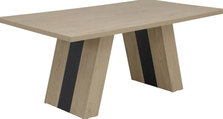 Esstisch Tindari creme Eiche Nachbildung B/H/T: ca. 180x76x100 cm