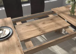 Esstisch Titan Eiche Nox Oak Nachbildung B/H/L: ca. 90x76x200 cm