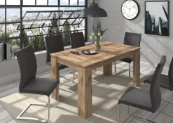 Esstisch Titan Eiche Nox Oak Nachbildung B/H/L: ca. 90x76x200 cm