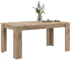 Esstisch Titan Eiche Nox Oak Nachbildung B/H/L: ca. 90x76x200 cm
