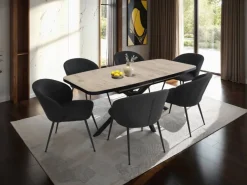 Esstisch Tokio schwarz B/H/T: ca. 180x76x90 cm