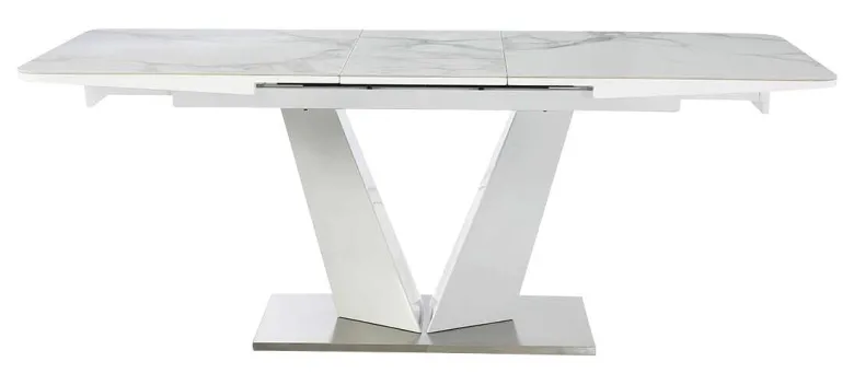 Esstisch weiß B/H/T: ca. 160x76x90 cm