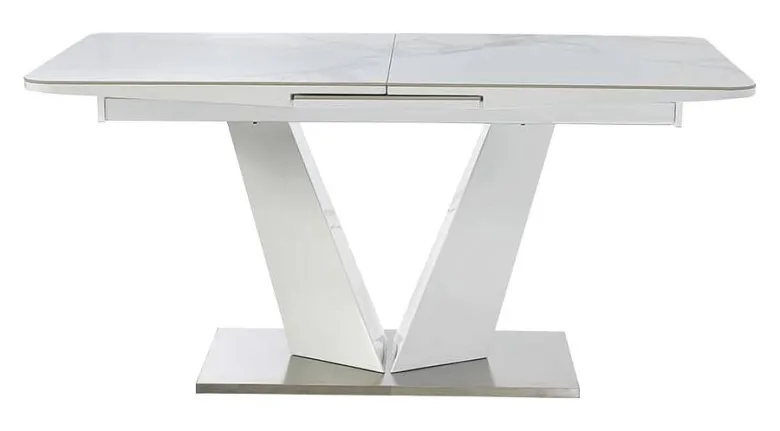Esstisch weiß B/H/T: ca. 160x76x90 cm