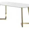Esstisch weiß Keramik Optik B/H/T: ca. 180x76,5x90 cm