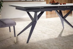 Esstisch weiß Marmor Optik B/H/T: ca. 180x76x95 cm