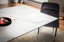 Esstisch weiß Marmor Optik B/H/T: ca. 180x76x95 cm