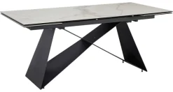 Esstisch weiß Marmor Optik B/H/T: ca. 180x76x95 cm