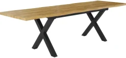 Esstisch Wildeiche Nachbildung B/H/T: ca. 180x77x90 cm