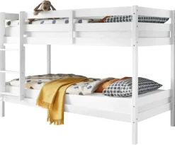 Etagenbett Casper kiefer weiß Liegefläche B/L: ca. 90x200 cm