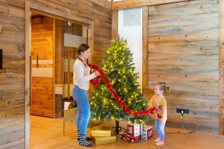 Evergreen Weihnachtsbaum Vermont Fichte grün PVC H/D: ca. 180x129 cm