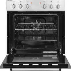 exquisit Einbauherdset EHE 156-2.1 UBZ schwarz B/H/T: ca. 59,5x59,5x53 cm