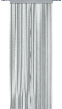 Fadenvorhang Perle silber B/L: ca. 90x245 cm