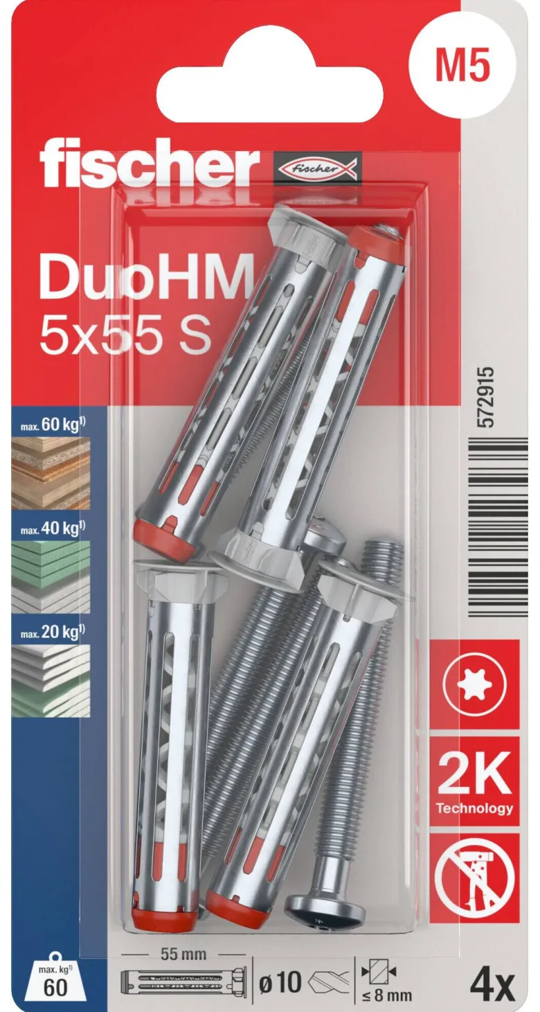 fischer Dübel- und Schraubenset