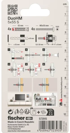 fischer Dübel- und Schraubenset