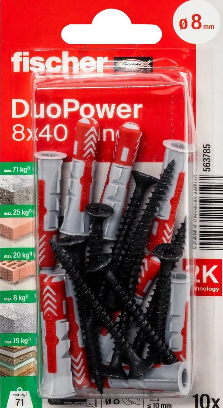 fischer Dübel- und Schraubenset