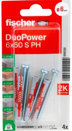 fischer Dübel- und Schraubenset