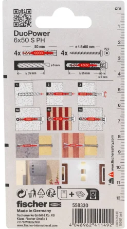 fischer Dübel- und Schraubenset