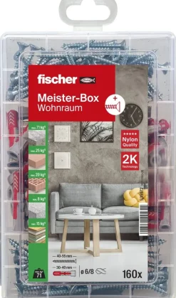 fischer Sortimentskasten 160 tlg.