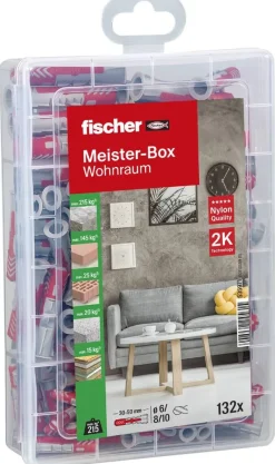 fischer Sortimentskasten 132 tlg.