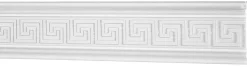 Flachprofil weiß B/H/L: ca. 4,8x2x200 cm