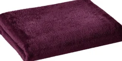 Flanelldecke aubergine Polyester B/L: ca. 140x200 cm