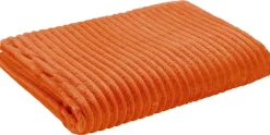 Flanelldecke Cord terra Polyester B/L: ca. 140x180 cm