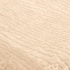 Flanelldecke Croco beige Polyester B/L: ca. 140x200 cm