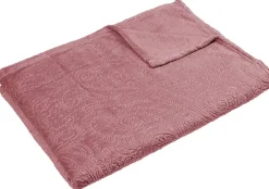 Flanelldecke rosenholz Polyester B/L: ca. 160x220 cm
