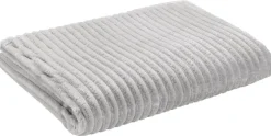 Flanelldecke silber Polyester B/L: ca. 140x180 cm
