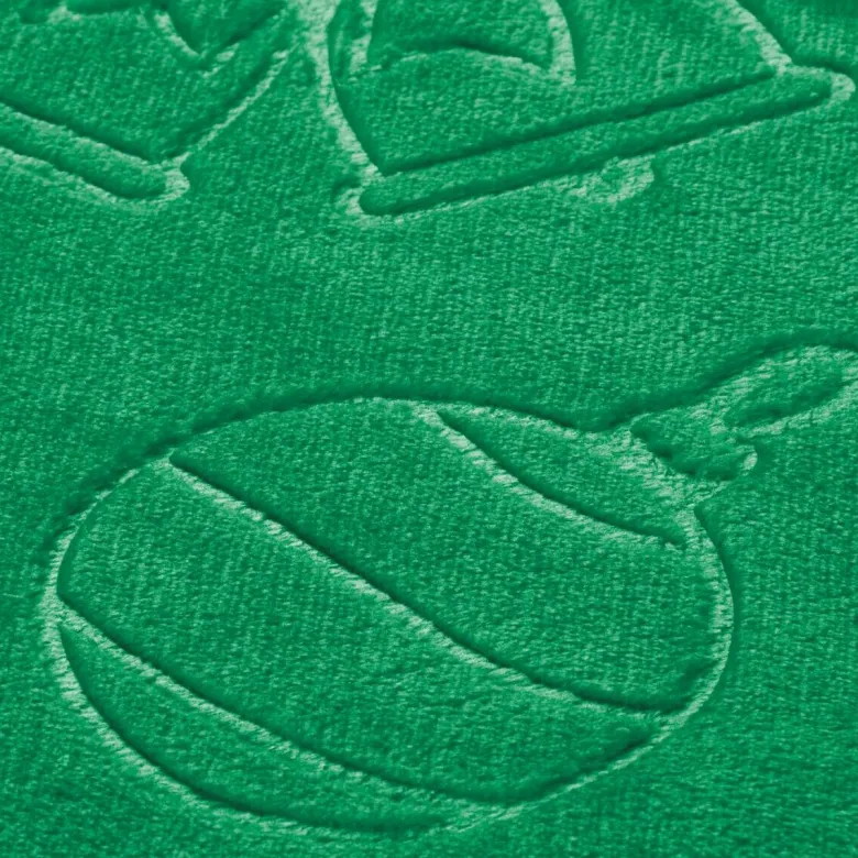 Flanelldecke Weihnachten Flanell grün Polyester B/L: ca. 140x200 cm