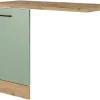Flex-Well Geschirrspüler- Frontset Cara grün B/H/T: ca. 110x85x60 cm