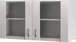 Flex-Well Glashängeschrank Wito weiß B/H/T: ca. 100x54,8x32 cm