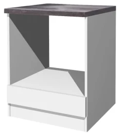 Flex-Well Herdumbauschrank Lucca weiß matt B/H/T: ca. 60x85x60 cm