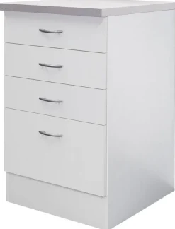 Flex-Well Schubkastenschrank Wito weiß B/H/T: ca. 50x85x60 cm