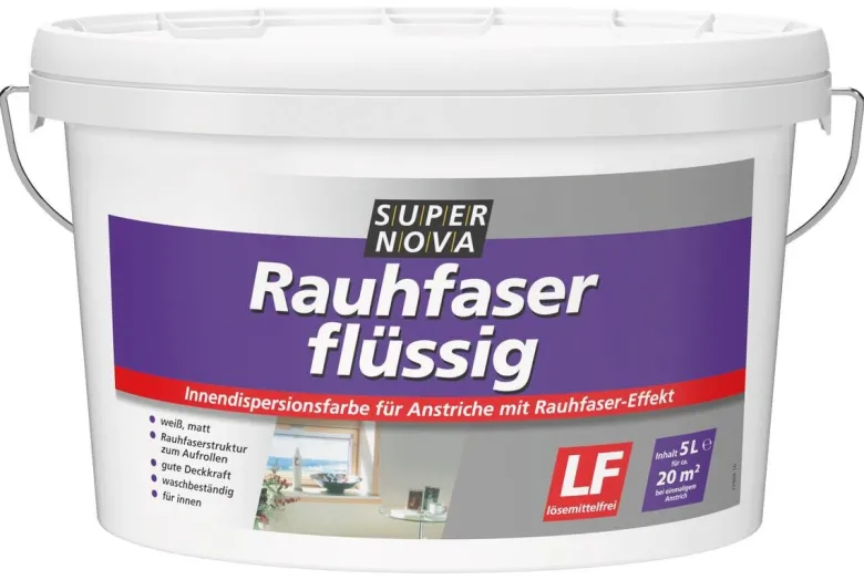 Flüssige Raufaser weiß ca. 5 l