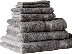 Frottierset grau Baumwolle B/L: ca. 70x140 cm